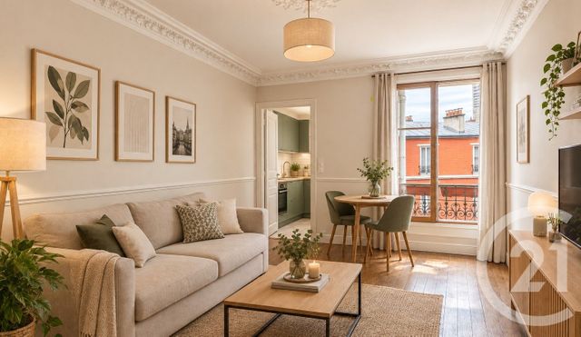Appartement F2 à vendre - 2 pièces - 36.3 m2 - PARIS - 75013 - ILE-DE-FRANCE - Century 21 Olympiades