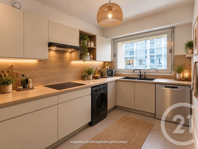 Appartement F3 à vendre - 3 pièces - 67.59 m2 - PARIS - 75013 - ILE-DE-FRANCE - Century 21 Olympiades